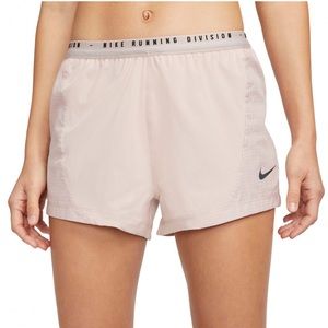 NWT Nike Dri-Fit Run 3” Division Tempo Luxe Shorts Womens Pink XL Style DD6815